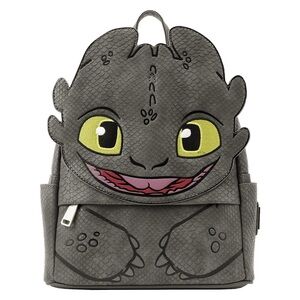 Loungefly How to Train Your Dragon Toothless Cosplay Mini Backpack NWT